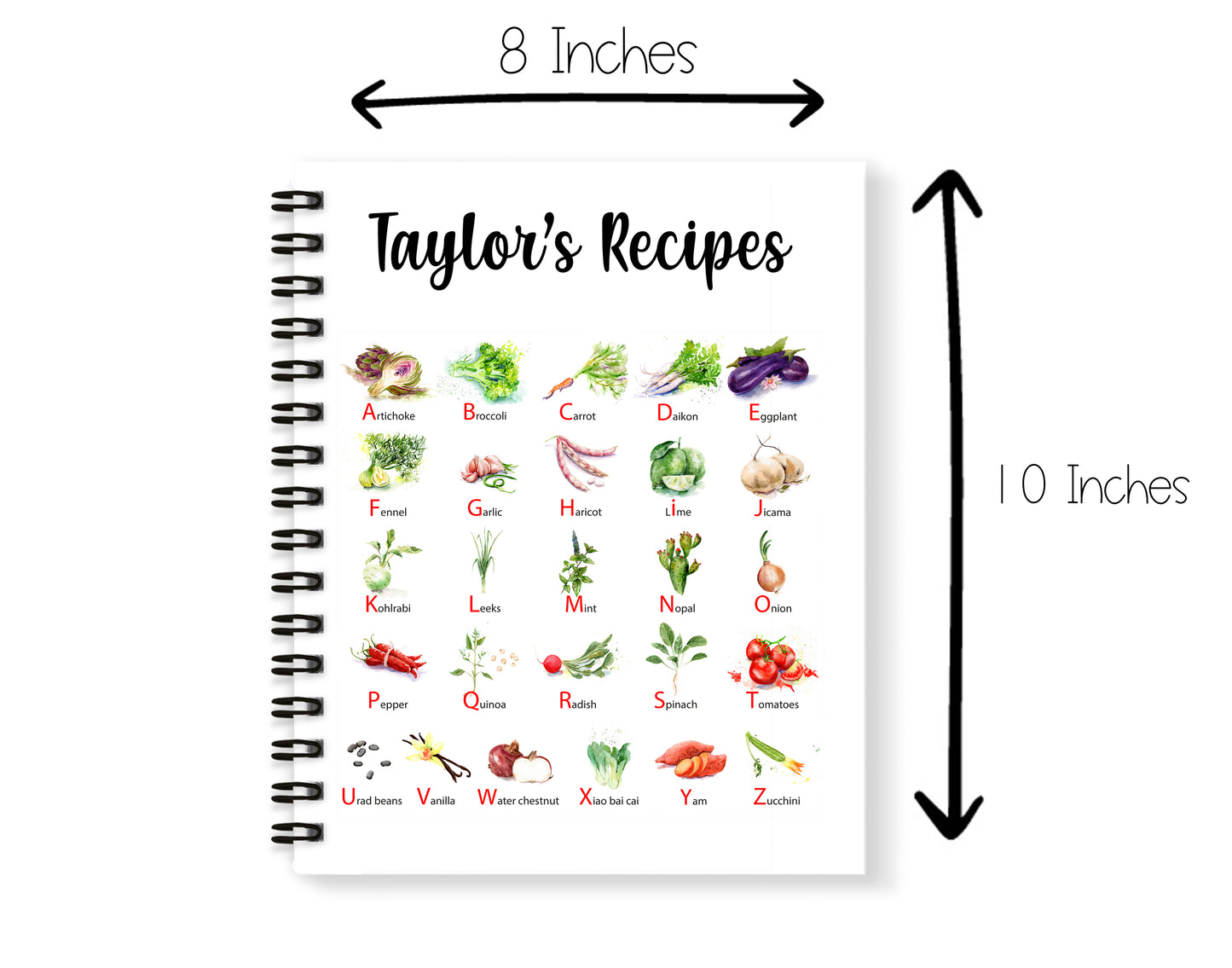 ABC Food Recipe Book and Towel