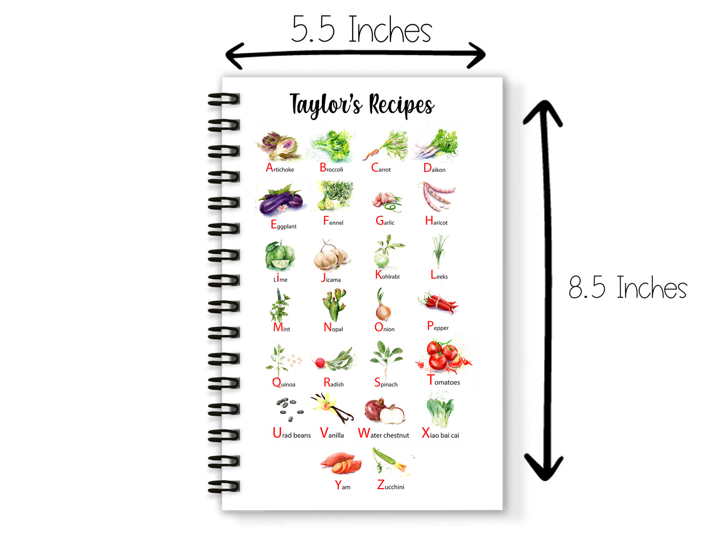 ABC Food Recipe Book and Towel