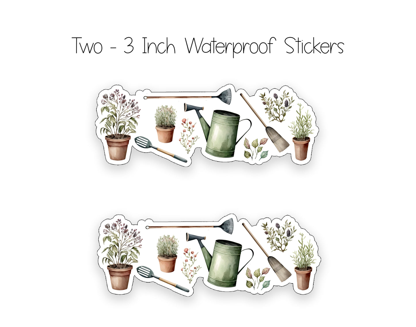 Garden Notepad and Stickers