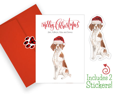 Brittany Christmas Cards and Stickers