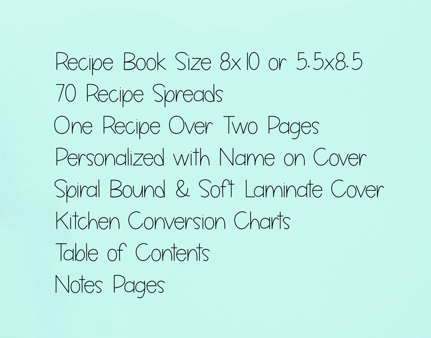 ABC Food Recipe Book and Towel