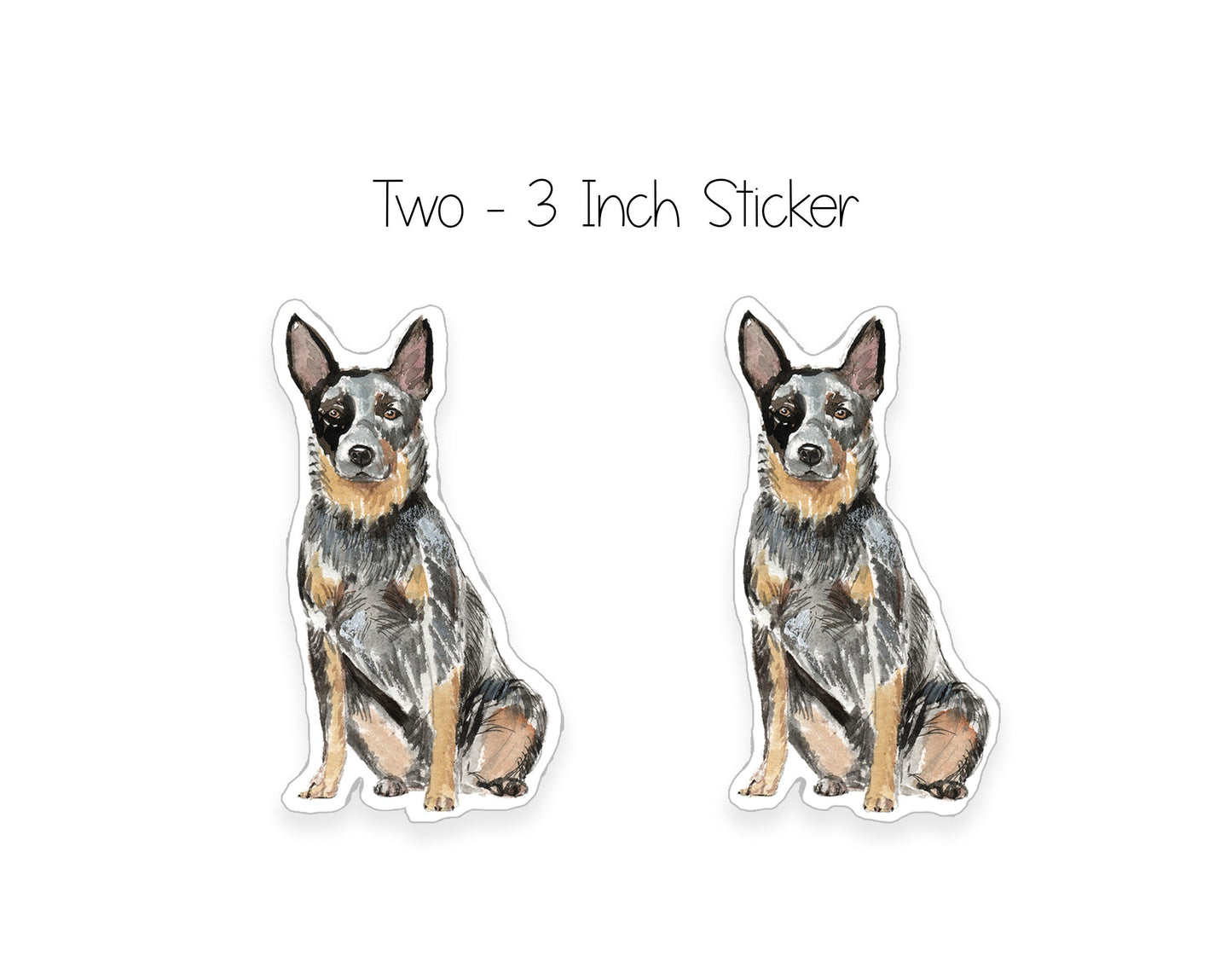 Australian Cattle Dog Notepad and Stickers